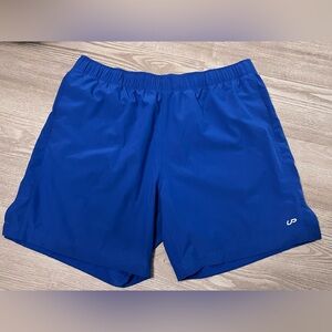 Men above the knee quick dry blue shorts